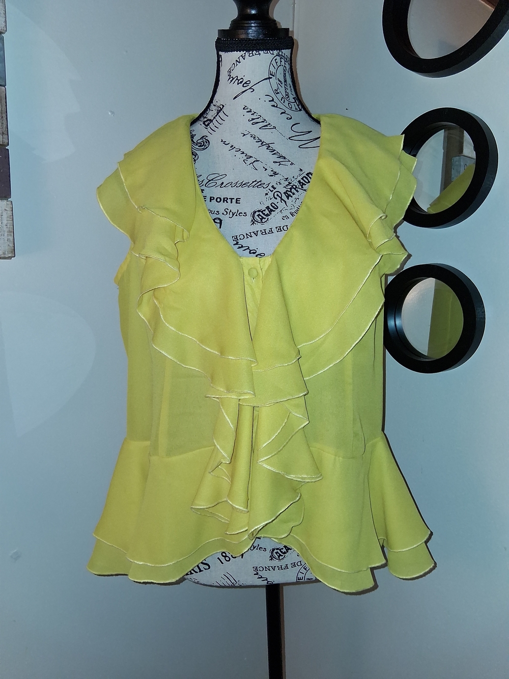 INC International Concepts Ruffle Blouse